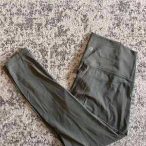 lululemon athletica Olive Green High-Rise Leggings